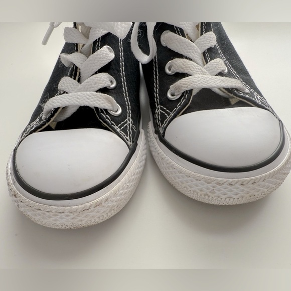 Kids Converse Classic Black and White Sneakers - Picture 4 of 9